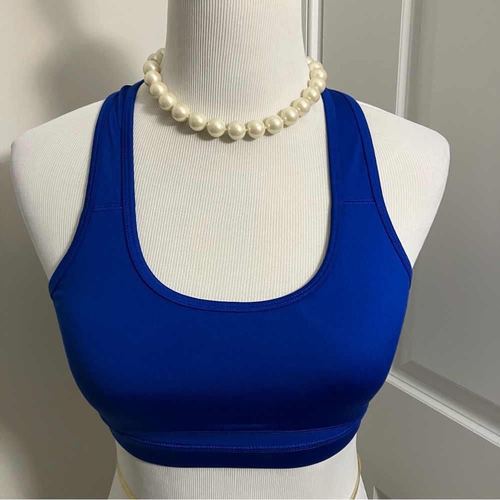 FOREVER 21| blue sports bra | size S